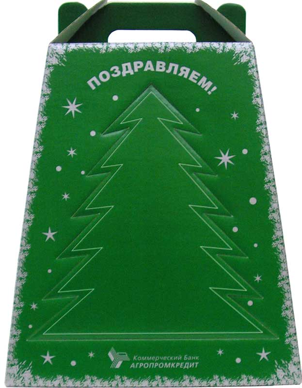упаковка для новогоднего подарка